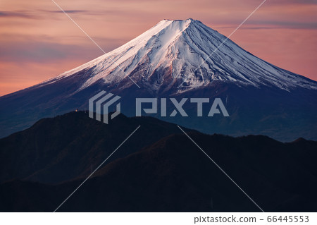 從Bodhisattva Minami Odo Takamaru看到的晨光的富士 66445553