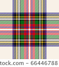 vector illustration of seamless blue and white tartan background 66446788