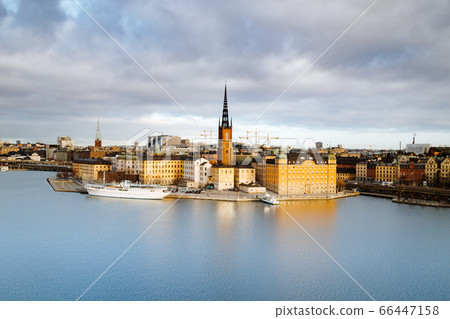 Stockholm skyline at sunrise, Sweden, Scandinavia 66447158