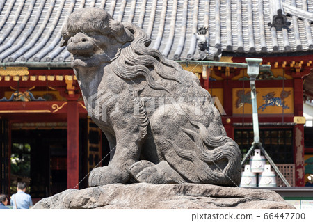 守護犬守護的神社入口 守護犬守護的神社入口 66447700