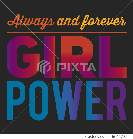 Girl power text, feminism slogan. Black inscription for t shirts, posters and wall art. Feminist sign handwritten with ink and brush. on a black background. Girl power text, feminism slogan. Black inscription for t shirts, posters and wall art. Feminist sign handwritten with ink and brush. on a black background. 66447804