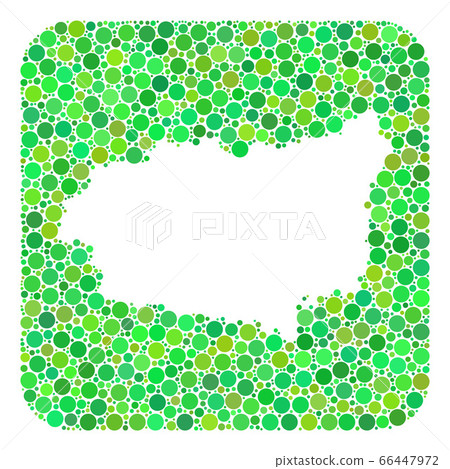 Map of Leon Province - Dotted Mosaic with... - Stock Illustration ...