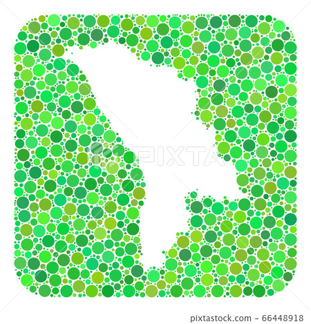 Map of Moldova - Dotted Mosaic with Hole Map of Moldova - Dotted Mosaic with Hole 66448918