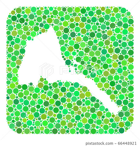 Map of Eritrea - Dotted Collage with Stencil Map of Eritrea - Dotted Collage with Stencil 66448921