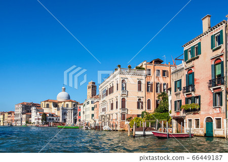 View to historical buildings in Venice, Italy 66449187