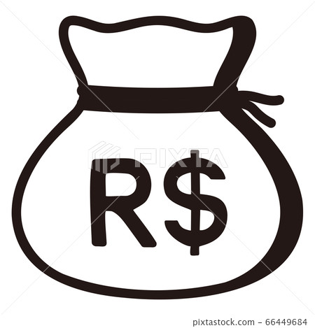 Money drawstring bag ( brazilian real ) 66449684
