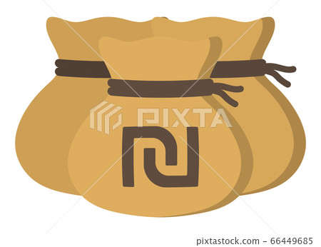 Money drawstring bag ( israeli new shekel ) 66449685