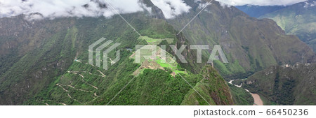 Machu Picchu, a Peruvian Historical Sanctuary. One Machu Picchu, a Peruvian Historical Sanctuary. One 66450236