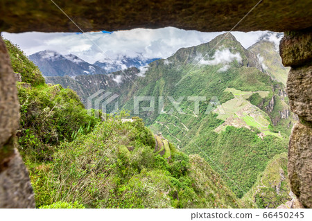 Machu Picchu, a Peruvian Historical Sanctuary. One Machu Picchu, a Peruvian Historical Sanctuary. One 66450245