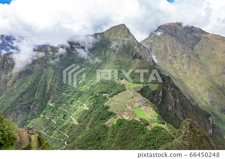 Machu Picchu, a Peruvian Historical Sanctuary. One Machu Picchu, a Peruvian Historical Sanctuary. One 66450248