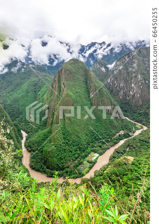 Machu Picchu, a Peruvian Historical Sanctuary. One Machu Picchu, a Peruvian Historical Sanctuary. One 66450255
