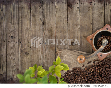 Material that imaged coffee beans 66450449