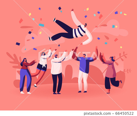 Friends Birthday Party, Business Success... - Stock Illustration [66450522]  - PIXTA