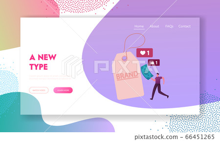 Brand Awareness Campaign, Business Branding, Marketing Advertising Promotion Landing Page Template 66451265