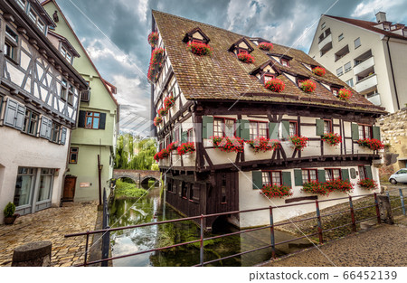 Crooked house or Hotel Schiefes Haus in Ulm, Crooked house or Hotel Schiefes Haus in Ulm, 66452139