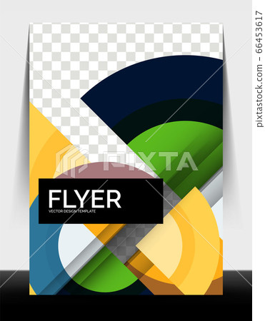 Circle design a4 flyer print template, annual report design Circle design a4 flyer print template, annual report design 66453617