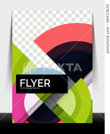 Circle design a4 flyer print template, annual report design Circle design a4 flyer print template, annual report design 66453620