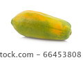 papaya isolated on white background 66453808
