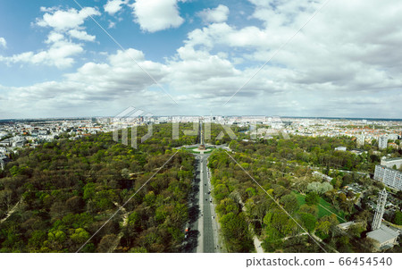 aerial cityscape d photo of Berlin in Germany 66454540