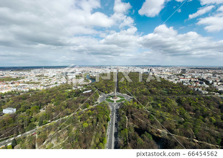 aerial cityscape d photo of Berlin in Germany 66454562
