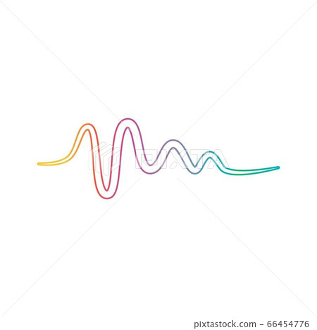 Sound waves vector illustration Sound waves vector illustration 66454776