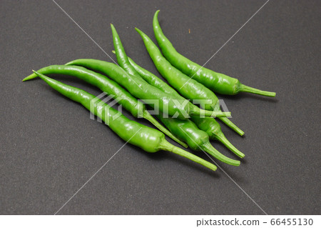 Green pepper (black background) Green pepper (black background) 66455130