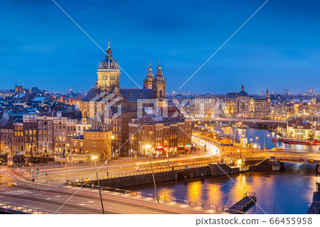 Amsterdam, Netherlands Old Centre District 66455958