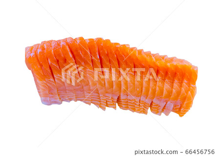 Salmon Fillet Sliced. Salmon raw sashimi , 66456756