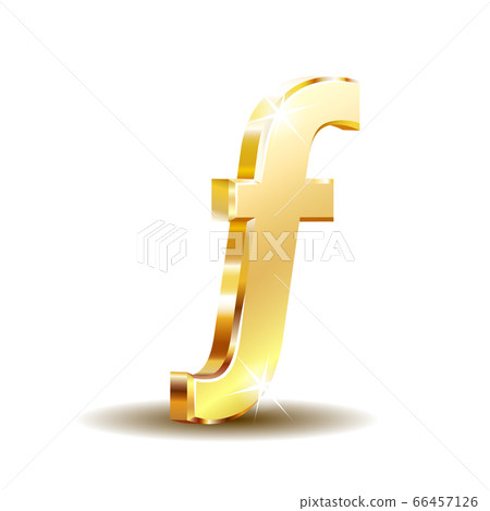 Florin currency vector icon, mathematical function symbol sign 66457126