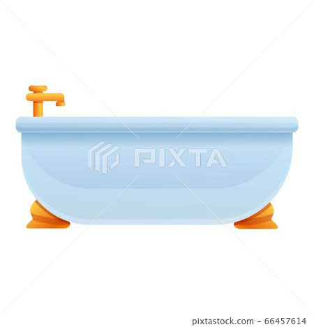 Hotel bathtube icon, cartoon style Hotel bathtube icon, cartoon style 66457614
