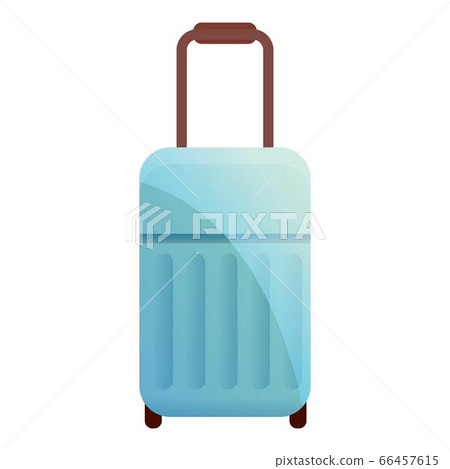 Plastic travel bag icon, cartoon style Plastic travel bag icon, cartoon style 66457615