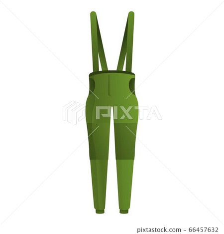 Fisherman overalls icon, cartoon style Fisherman overalls icon, cartoon style 66457632