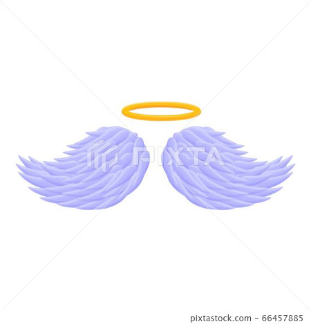Tattoo wings icon, cartoon style Tattoo wings icon, cartoon style 66457885