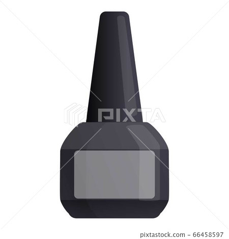 Polish nail gel icon, cartoon style 66458597