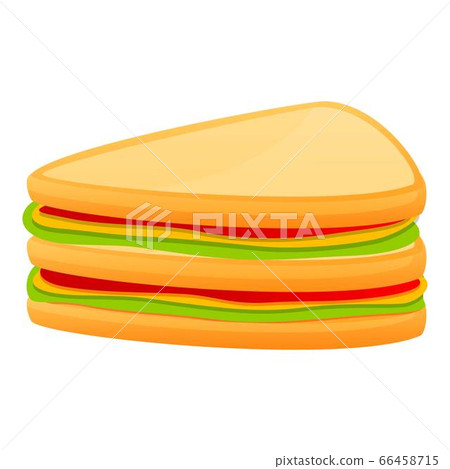 Home sandwich icon, cartoon style Home sandwich icon, cartoon style 66458715