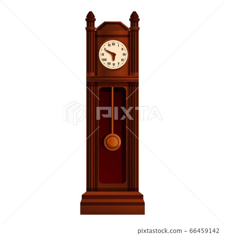 Balance pendulum clock icon, cartoon style 66459142