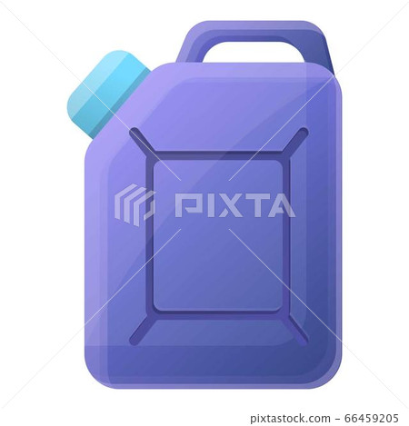Ecology canister icon, cartoon style 66459205
