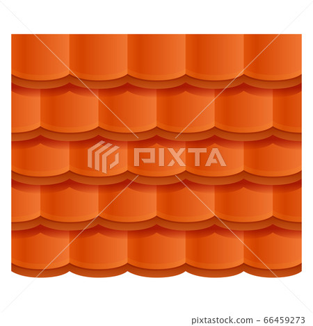 Sheet roof icon, cartoon style 66459273