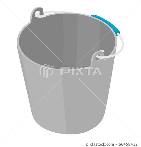 Garden bucket icon, isometric style Garden bucket icon, isometric style 66459412