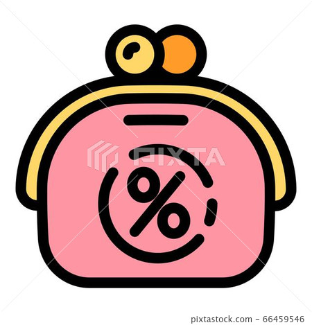 Wallet deposit icon, outline style Wallet deposit icon, outline style 66459546
