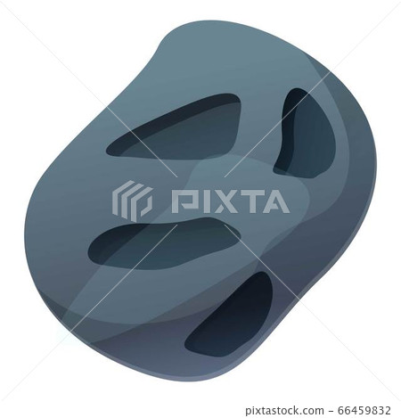 Asteroid icon, cartoon style 66459832