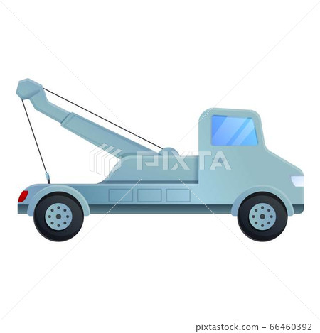 Breakdown tow truck icon, cartoon style - Stock Illustration [66460392] -  PIXTA
