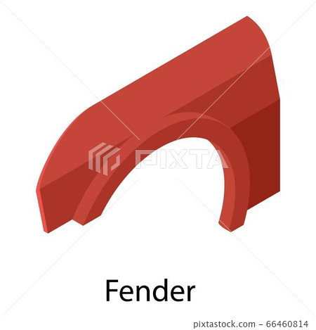 Fender icon, isometric style Fender icon, isometric style 66460814