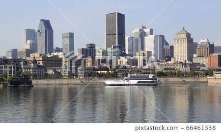 Montreal skyline and Saint Lawrence River 66461338