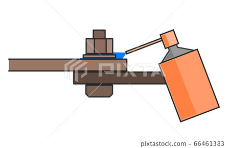 Rusted screw 66461383