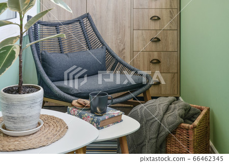 Interior of cozy balcony 66462345
