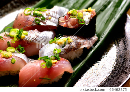 Fresh horse mackerel sushi Fresh horse mackerel sushi 66462875