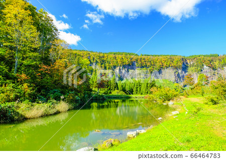 Tsunan Mitama Park in autumn Tsunan Mitama Park in autumn 66464783