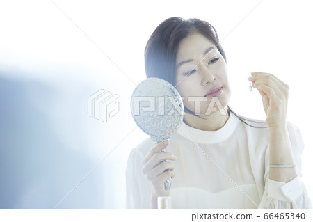 女商人，美容，裝飾，外出準備，化妝，回家 66465340