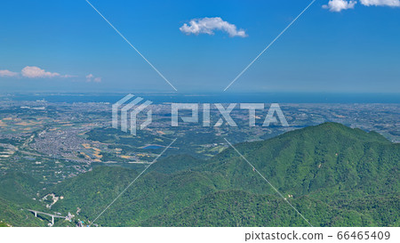 [Gozaisha-dake Yamagami Park] (High-resolution version) Koino-cho, Mie-gun, Mie Oita Ropeway Yamakami-koen Station 66465409